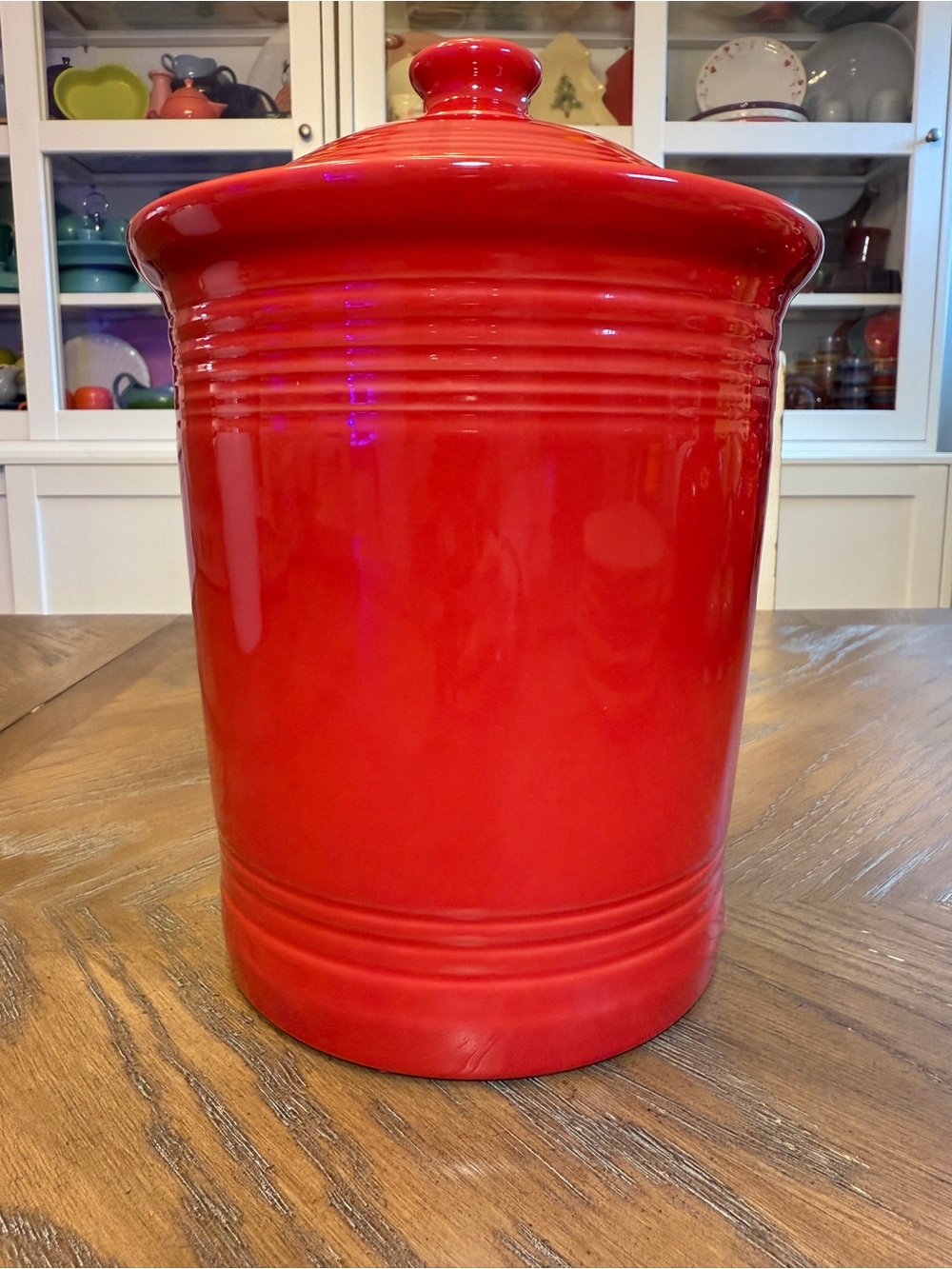 Fiesta large Scarlet Canister